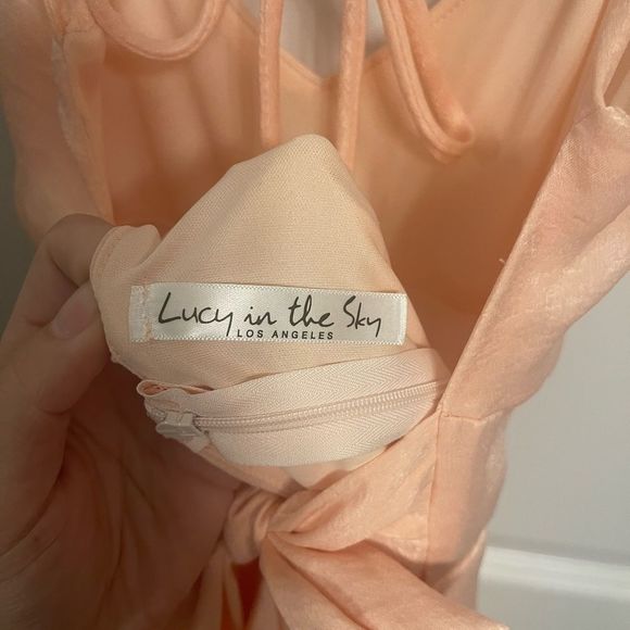 Pink Lucy in the Sky tie dress - Picture 7 of 8